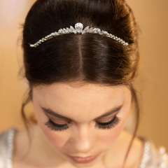 Fashion Crystal Hair Band Wedding Dress Accessories Light Luxury Temperament Bride Crown Headdress Distributor