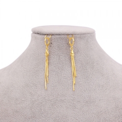 24k Gold-plated Copper Earrings African Earrings Sand Gold Earrings Manufacturer