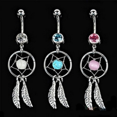 Wholesale Jewelry Explosive Dream Catcher Navel Ring Umbilical Nail Umbilical Buckle