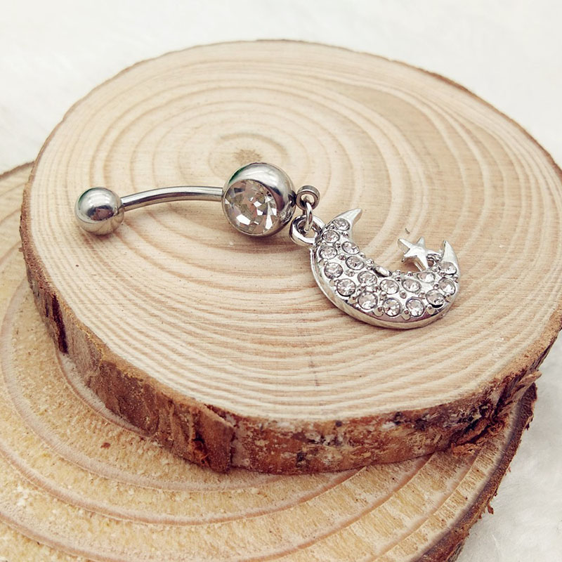 Moon And Star Navel Rings Distributor
