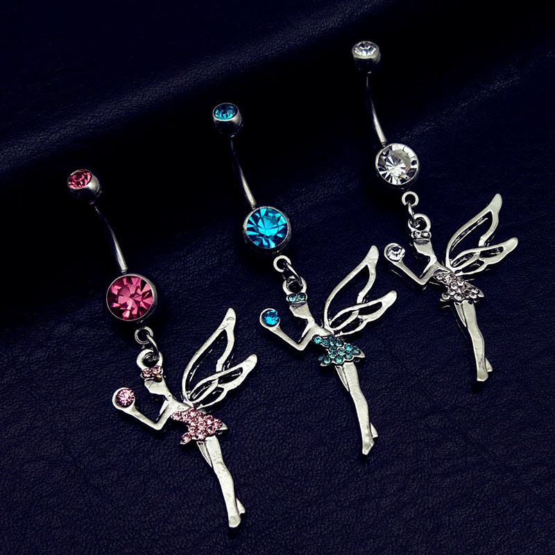 Wholesale Jewelry Wing Belly Button Rings Belly Button Piercing
