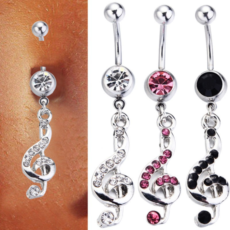 Wholesale Jewelry Musical Symbols Belly Button Ring Belly Button Piercing