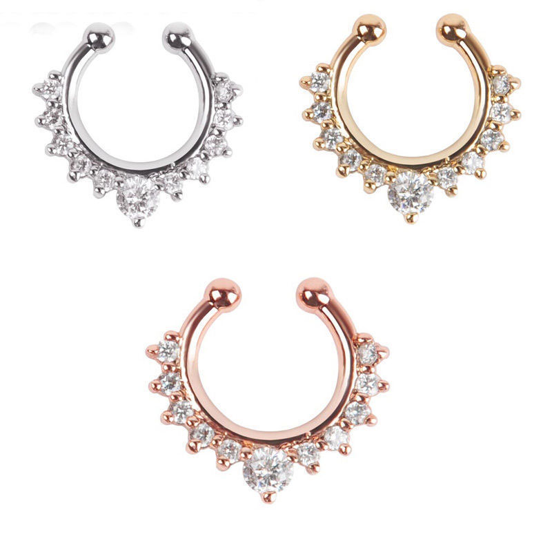 Nose Stud Nose Rings With Diamonds Distributor