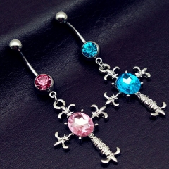 Crucifix Belly Button Ring Distributor