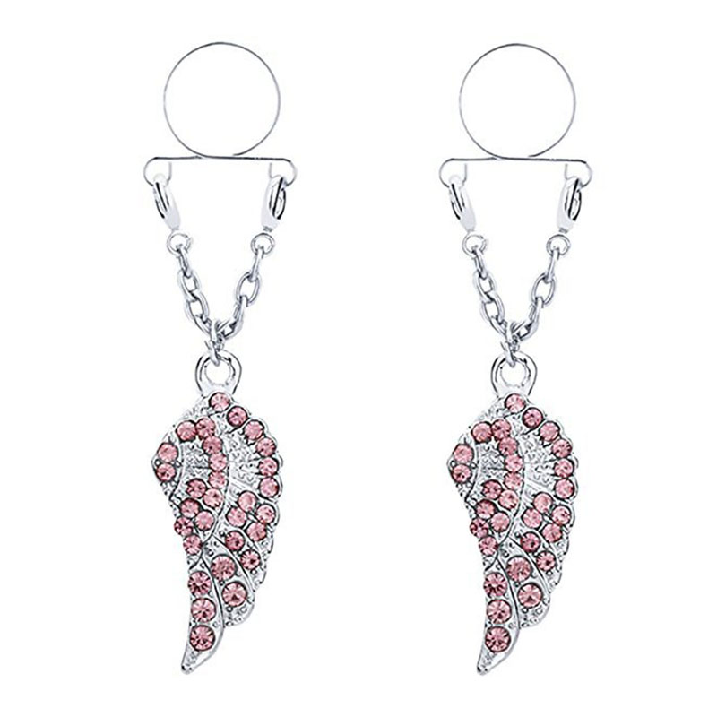 Feather Fake Nipple Rings Distributor