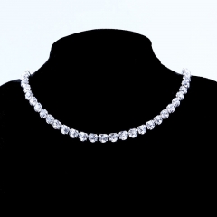 Single Drainage Diamond Necklace Necklace Simple Fashion Short Section Collarbone Chain Necklace Manufacturer