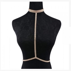 Bikini Body Chain Sexy Flash Diamond Summer Fashion Exquisite Sexy Jewelry Necklace Manufacturer
