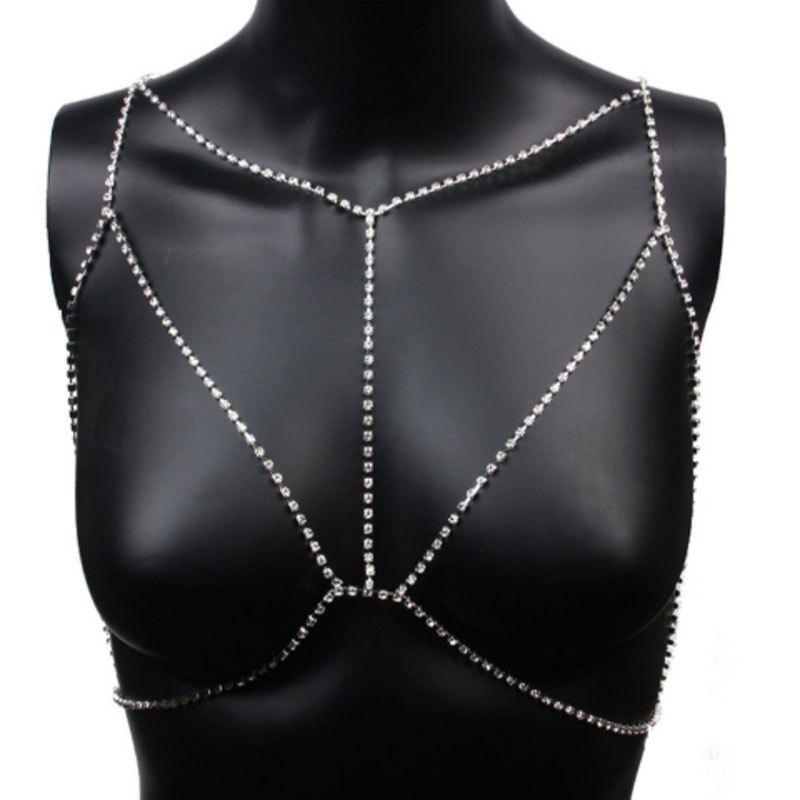 Wholesale Sexy Bikini Bra Chain Gothic Beauty Body Chain