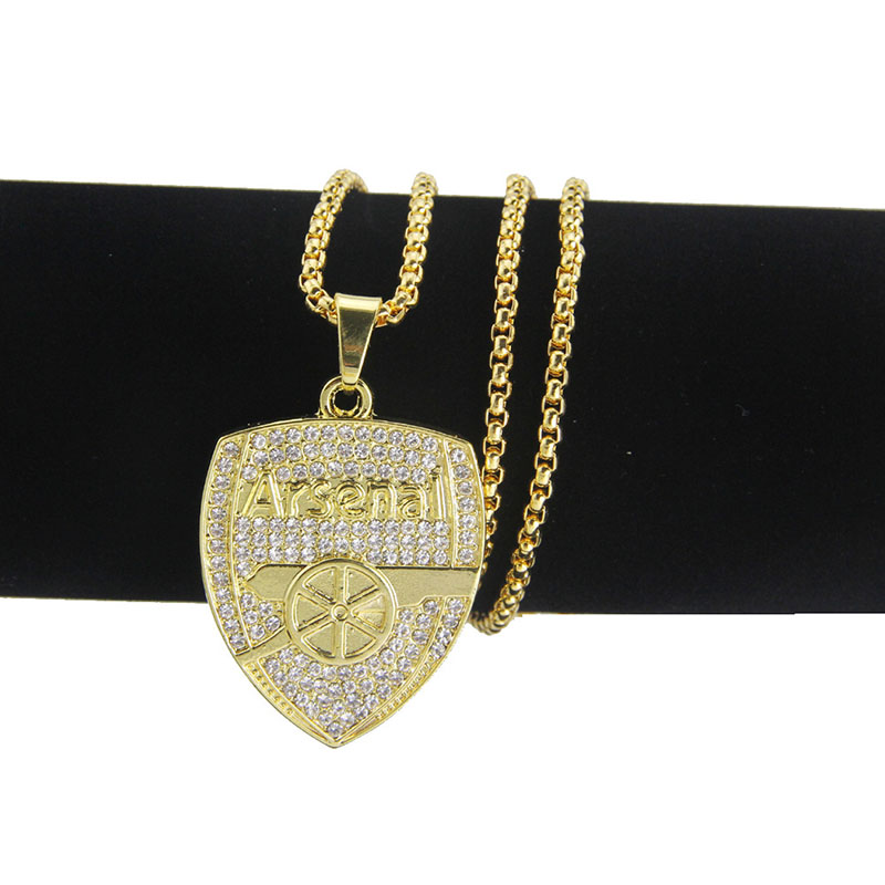 Hip Hop Letter Necklace Football Military Tag Pendant Supplier