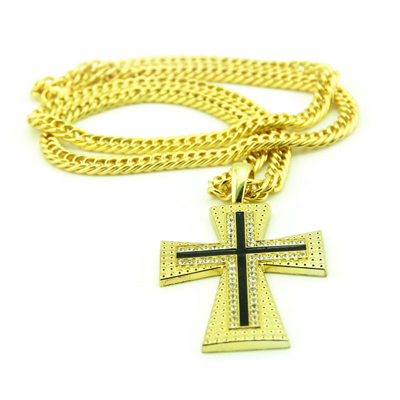 Hip Hop Rap With Diamond Cross Necklace Supplier