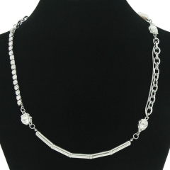 Pearl Rhinestone Claw Diamond Cuban Chain Splice Necklace Manufacturer