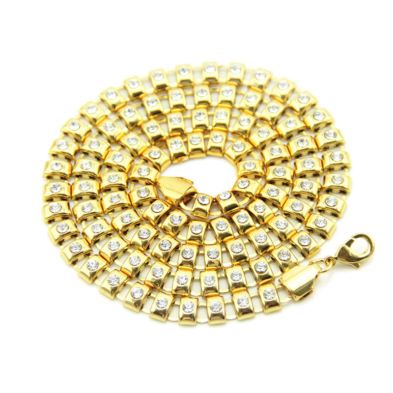 Hip Hop Chain Necklace With Diamonds Minimalist Supplier