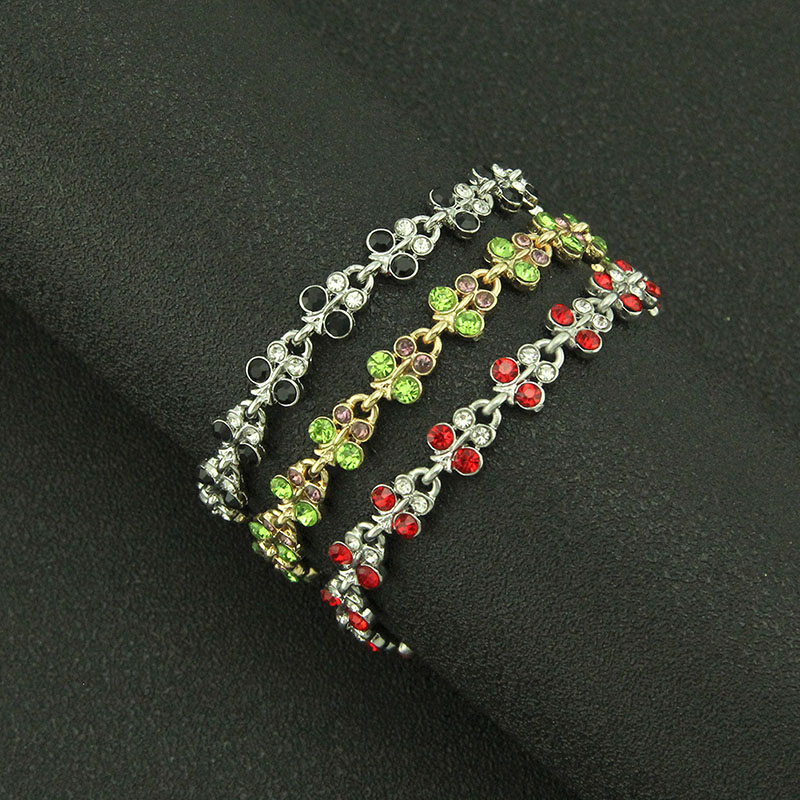 Wholesale Jewelry Korean Version Of Temperament With Colorful Rhinestone Bracelets