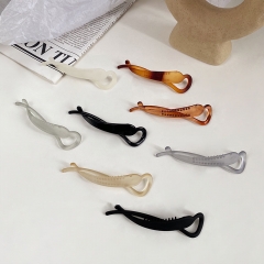 Ponytail Banana Clip Temperament Simple Out Back Of The Head Coiled Hair Card Distributor