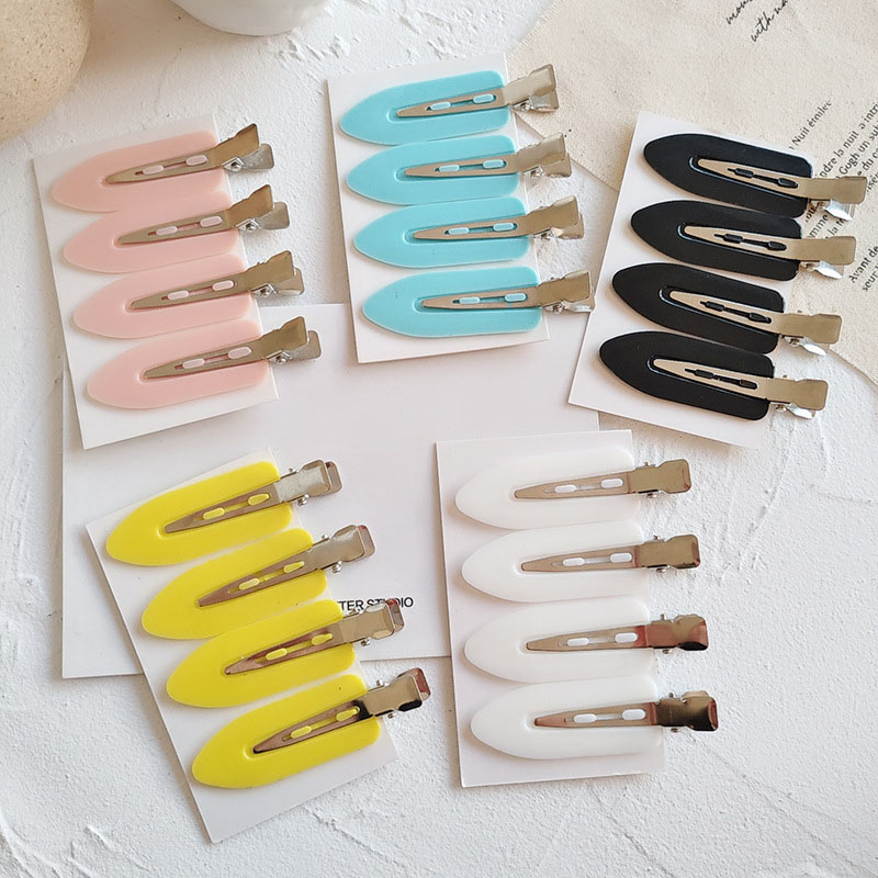 Hair Clip No Trace Clip Headdress Beauty Hair Bangs Clip Duckbill Clip A Word Hair Card Distributor