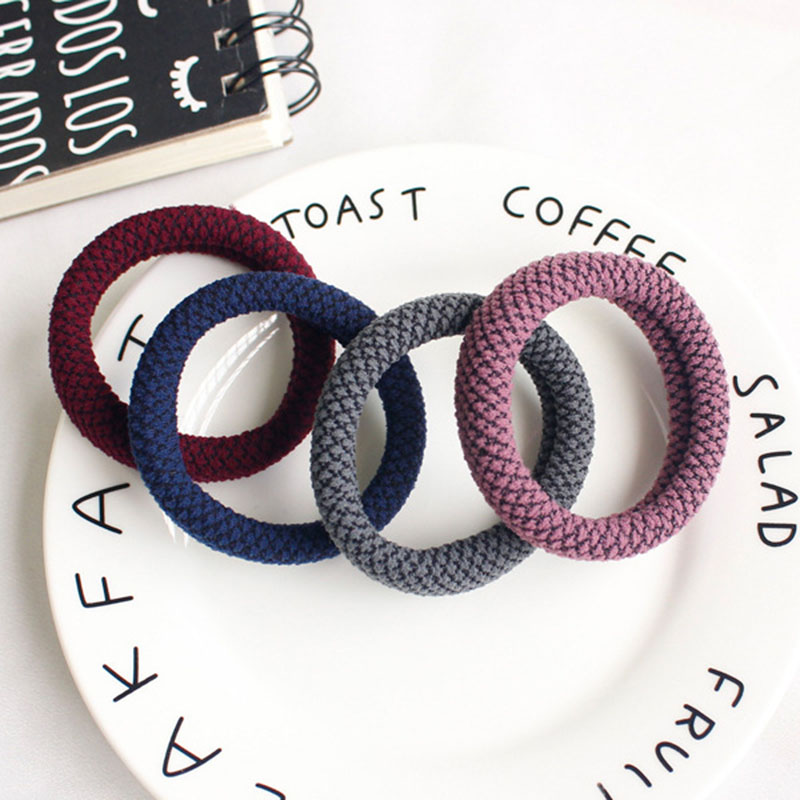 Simple Basic Hair Band Rubber Band High Elasticity Hair Rope Thickened Durable Distributor