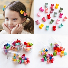 Children's Baby Headdress Hair Accessories Rabbit Small Flower Crown Love Bear Grasping Clip Set Distributor