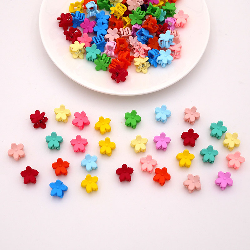 Candy-colored Mini-flower Grab Clip Teenage Girls Cute Bangs Sea Clip Hair Card Distributor