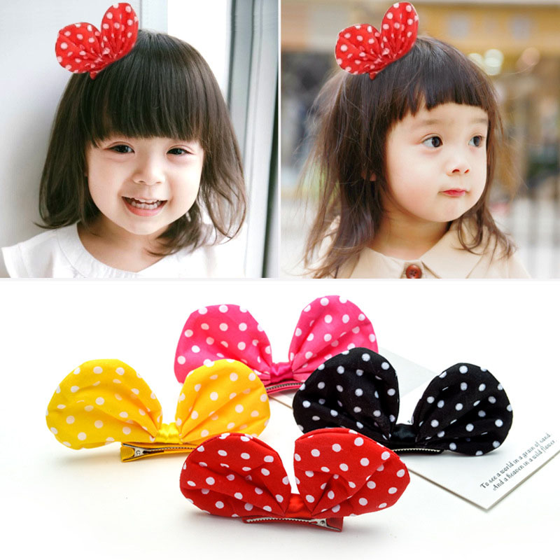 Cute Princess Bow Headdress Little Girl Hair Clips With A Hundred Hair Cards Distributor