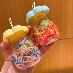 Fashion Versatile Hair Ring Jelly Color Is Not Easy To Break Children's Hair Ring Distributor