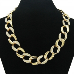 Fashion Cuban Chain Necklace With Diamonds Supplier