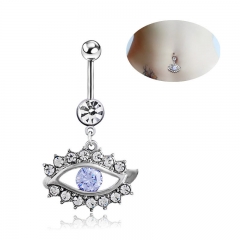Evil Eye Belly Button Ring Navel Ring Belly Button Piercing Body Jewelry Supplier