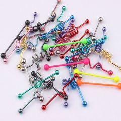 Industrial Barbell Mixed Size Color Industrial Barbell Crossbar 10pc Supplier