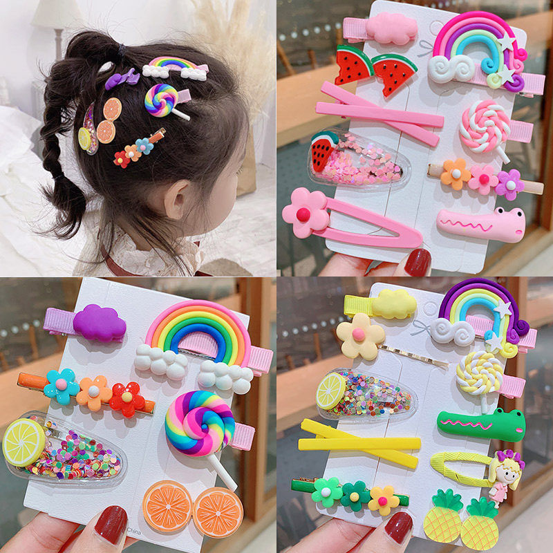 Children's Hair Clips Hair Cards Girls Bangs Clip Side Clip Teenage Baby Bb Clip Hair Ornaments Supplier