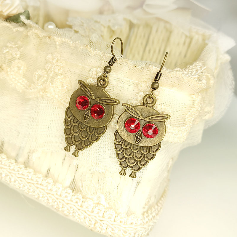 Halloween Vintage Fashion Cute Earrings Owl Distributor