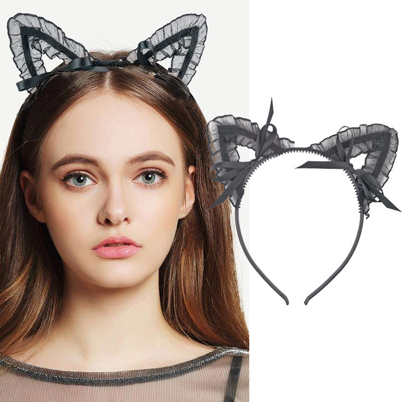 Wholesale Jewelry Lace Bunny Ears Cat Ears Erotic Hair Bands