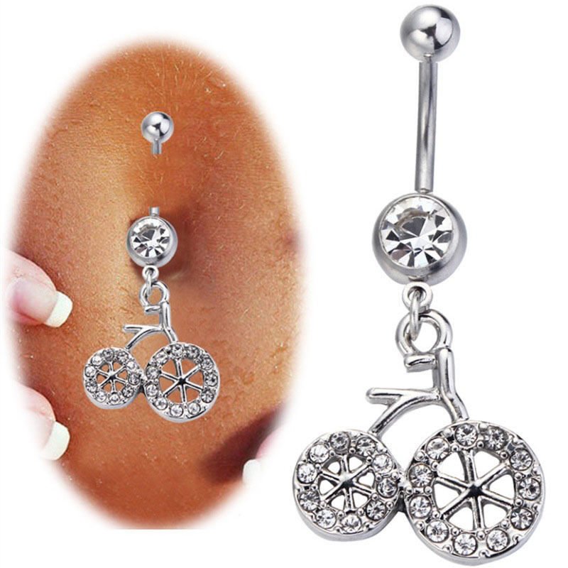 Bicycle Belly Button Ring Navel Ring Belly Button Piercing Manufacturer