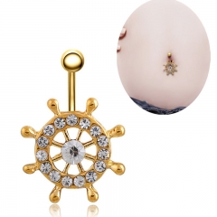 Rudder Steering Wheel Belly Button Ring Navel Ring Belly Button Manufacturer