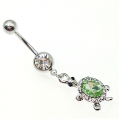 Cute Turtle Green Belly Button Ring Umbilical Nail Buckle Piercing Manufacturer