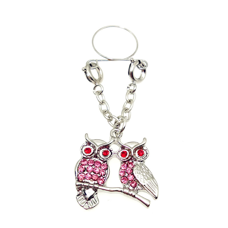 Adjustable Owl Fake Nipple Ring Breast Jewelry Punk Style Manufacturer