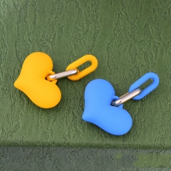 Wholesale Jewelry Stereoscopic Peach Heart Sweet Splicing Earrings Love Earrings Exaggerated Long