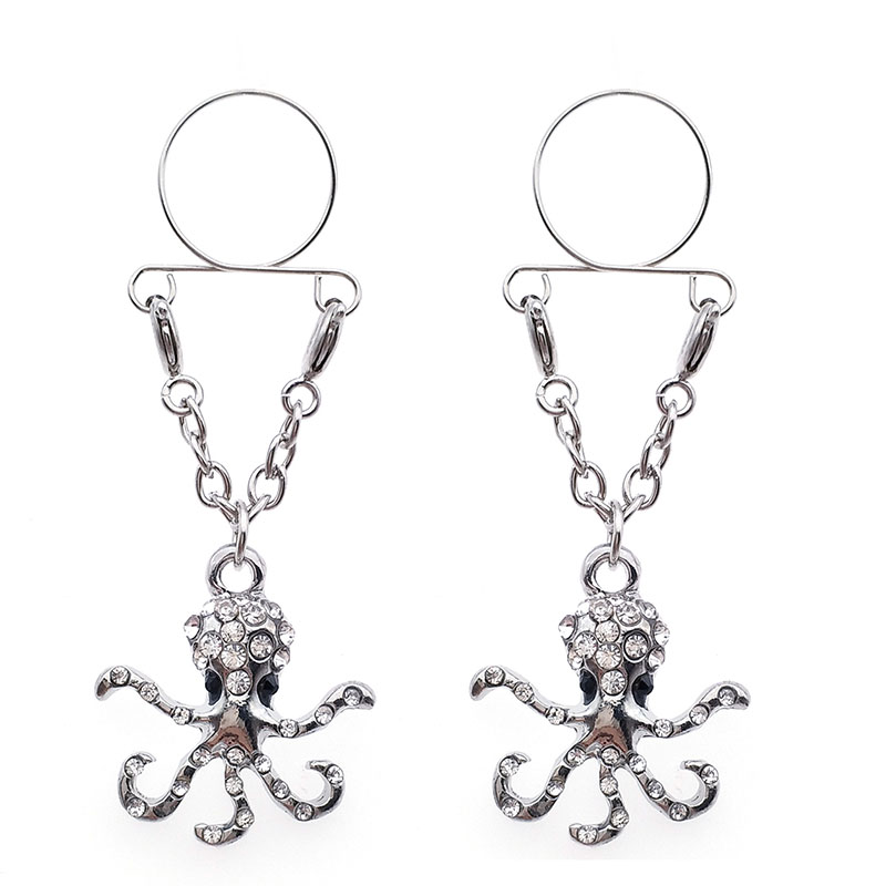 Octopus Octopus White Fake Nipple Ring Adjustable Nipple Piercing Manufacturer