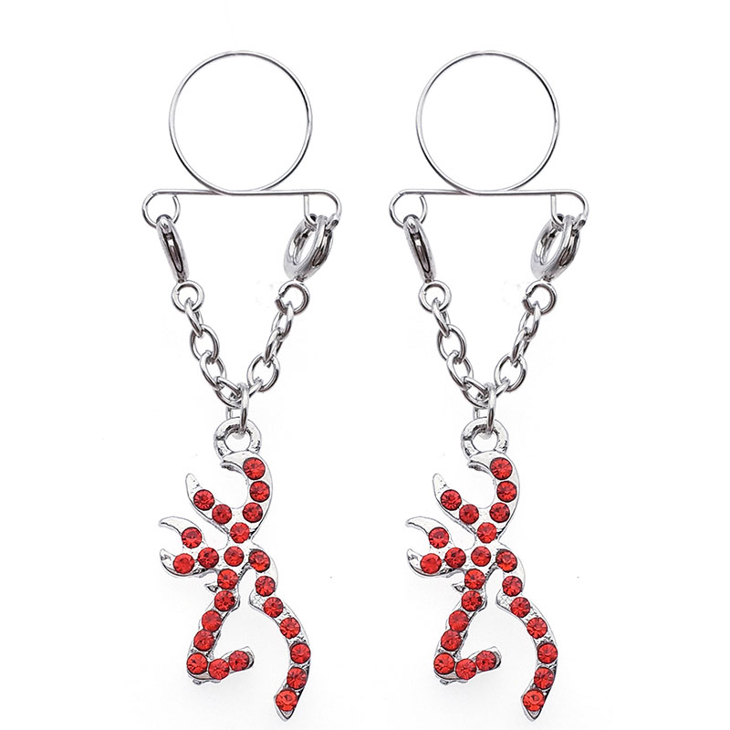 Fire Red Flame Fake Nipple Ring Adjustable Nipple Piercing Supplier