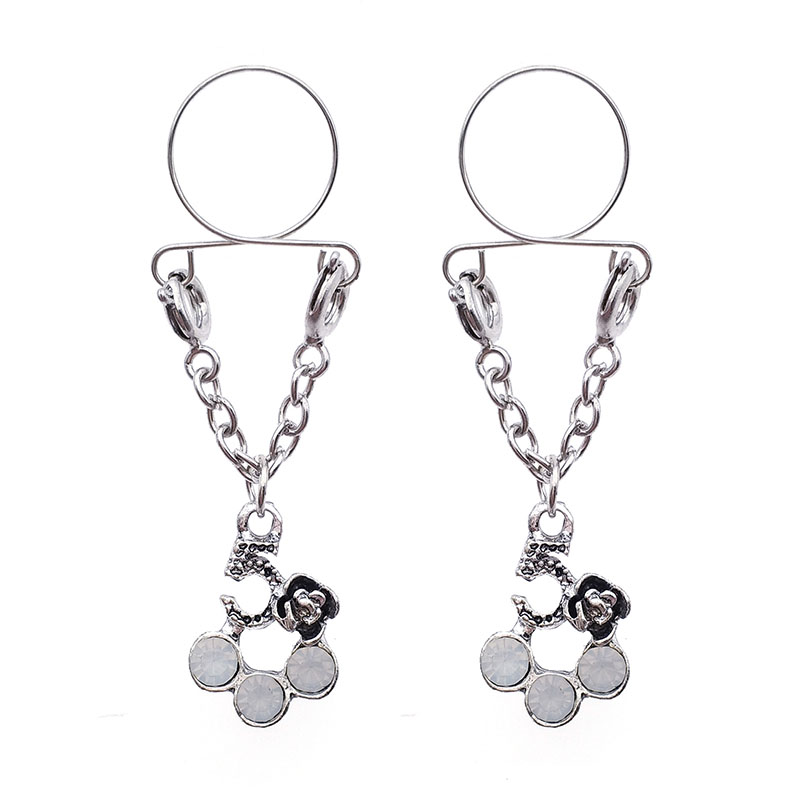 Opal Vintage Fake Nipple Rings Adjustable Nipple Piercing Body Jewelry Supplier