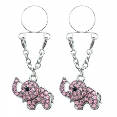 Elephant Pink Fake Nipple Ring Adjustable Nipple Piercing Manufacturer