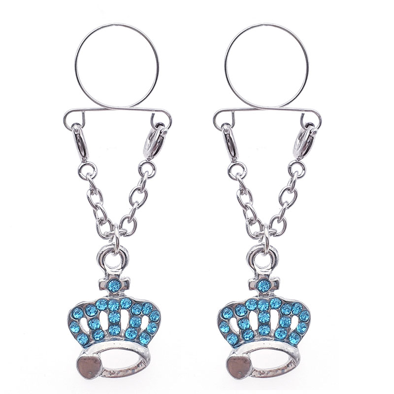 Crown Hat Heart-shaped Fake Nipple Ring Adjustable Nipple Piercing Manufacturer