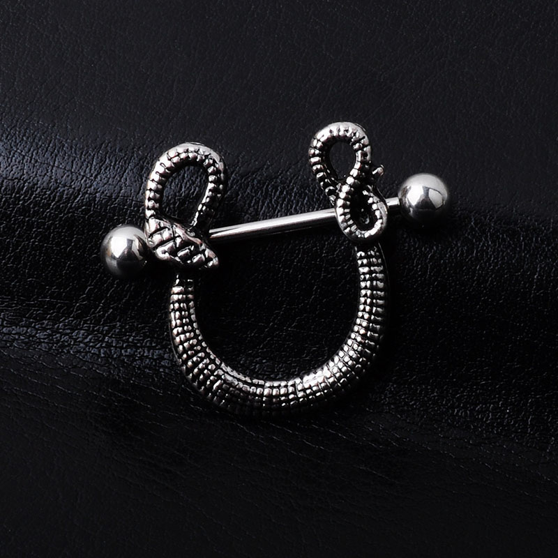 Explosive  Snake Breast Ring Body Piercing Jewelry Nipple Ring Supplier