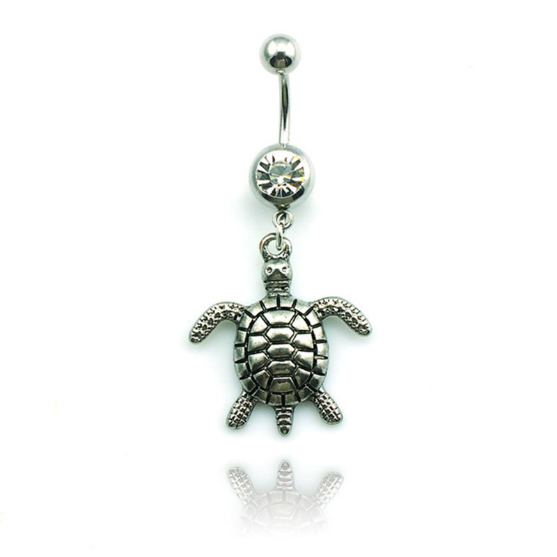 Explosive Pendant Turtle Belly Button Ring Navel Ring Belly Button Piercing Body Jewelry Supplier