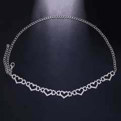 Wholesale Jewelry Sexy Hollow Love Rhinestone Anklet