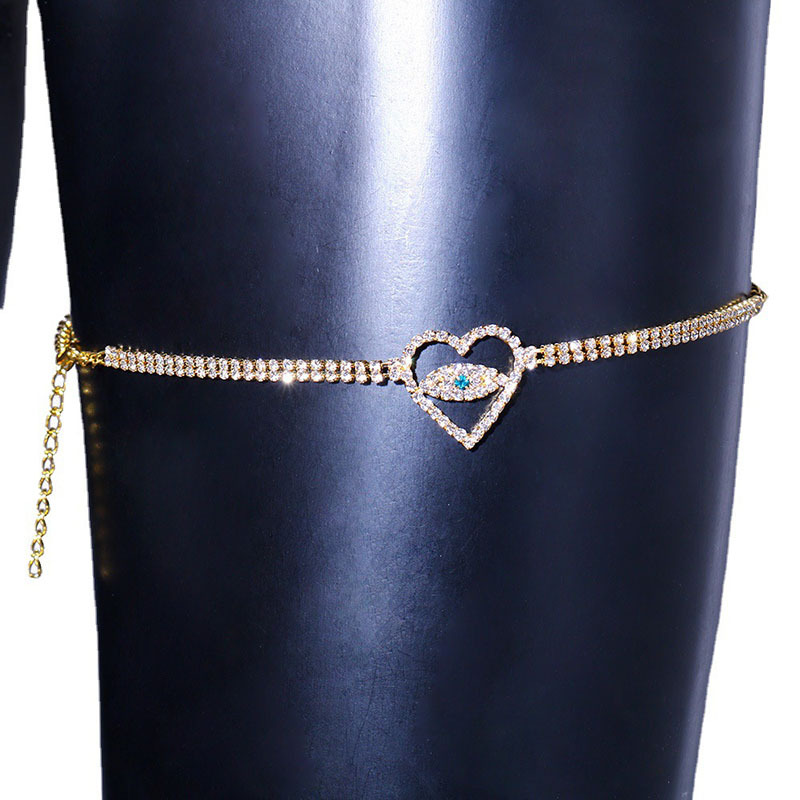 Wholesale Jewelry Devil's Eye Rhinestone Leg Jewelry
