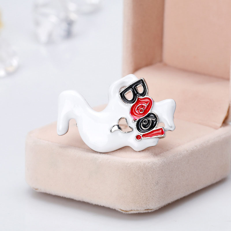 Hundred Match Quirky Personality Exaggerated Ghost Brooch Fashion Halloween Manufacturer