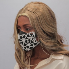 Heart-shaped Rhinestone Novelty Nightclub Party Mask Manufacturer