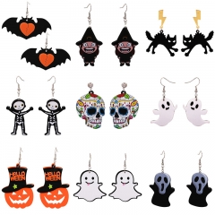Halloween Weird Pumpkin Acrylic Earrings Resin Earrings Manufacturer