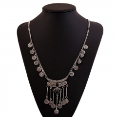 Wholesale Jewelry Tassel Coin Necklace Collarbone Chain Sweater Chain