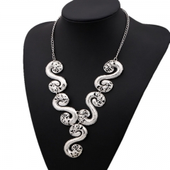Wholesale Jewelry Personalized Fashion Letter Splicing Alloy Necklace Trend