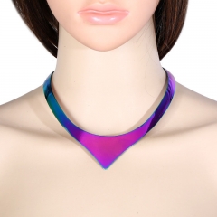 Wholesale Jewelry Dazzling Fashion Punk Metal Collar Short Necklace
